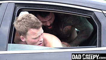Preview 3 of Xxx Sine Lione - Stepson Has a Very Unique Way to Earn His Stepfather&#039_s Car - Dadcreepy