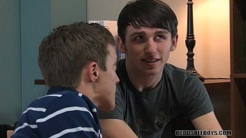 Preview 1 of College Girl Six Video 2018 - Kissing Boys Have Hard Anal Sex