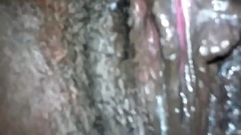 Preview 4 of Mom Hidden Cam Aussie - Me pulling the cum from my pussy big clit