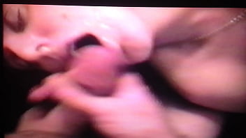Preview 3 of Blonde Lesbians In Lingerie - Cheryl Takes good sloppy facial.MOV