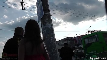 Preview 3 of Here Saxx - upskirt bus stop