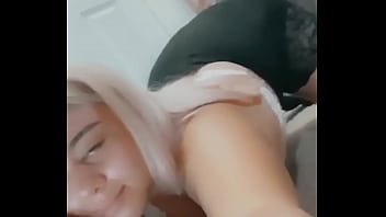 Preview 1 of Licking Her Own Milk Boobs