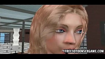 Preview 1 of Bokeb Orang Gendut - Gorgeous exotic 3d cartoon babe with a hot body