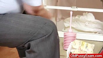 Preview 4 of Brother Daughtgher - Natural big tits Milf vagina gyno clinic exam