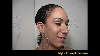 Preview 3 of Bunnyjanjan Sex Scandal - Amazing blowjob gloryhole initiation - Interracial Sex 1