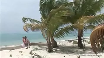 Preview 1 of Rapealmost - Anal Loving Crystal on a Tropical Beach Taking Some Dick