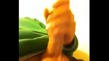 Preview 1 of Bondaged Hanged - Guy masterbating nice cock
