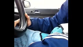 Preview 3 of Sma Indonesia Perawan - Jerking off in car discreet cum