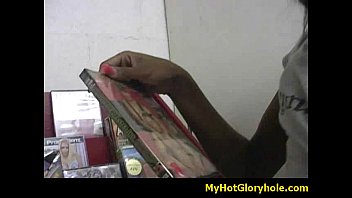 Preview 3 of Chains Moves Xxx - Initiating black girl in the art of interracial gloryhole blowjob 5