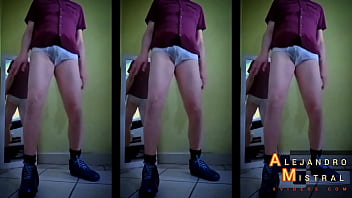 Preview 4 of Hindi Anal Video - ALEJANDRO MISTRAL Polla dura en calzoncillo
