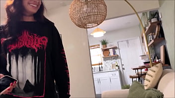 Preview 1 of Help In Sex - Goth Girlfriends vs Horny Step Brother - Effy Cutie &amp_ Natasha Noel - Family Therapy - Alex Adams