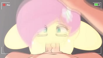 Preview 4 of 5 Girls 1 Lucky Guy - Fluttershy pony sucks big cock