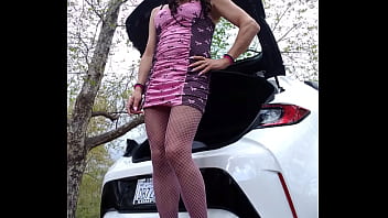 Preview 4 of Japans Chubby - sissy faggot outside