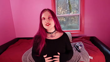 Preview 1 of Tube Large Porn Com - Cute Redhead Tranny Pinky Chubby Ass Blowjob Cumshot POV