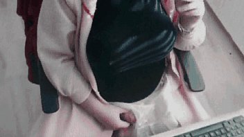 Preview 4 of Jap Breast Girl - crossdresser at work!!!!