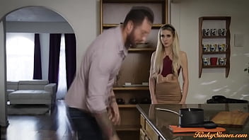 Preview 1 of Hom Moza - Blonde babe teasing married office mate