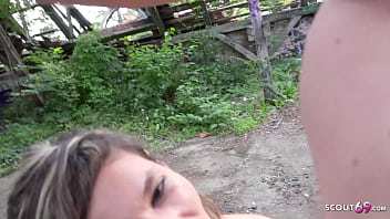 Preview 1 of Brother Sis Cream Pie Comp - German Turkish Mature Farah Slut talk to Cheating Outdoor Fuck by Big Dick Boy