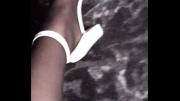 Preview 3 of Any One Come At Bathroom - My new white shoes