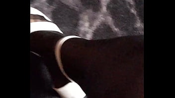 Preview 4 of Any One Come At Bathroom - My new white shoes