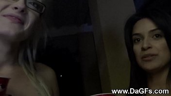 Preview 1 of Big Butt Mature Anal - Amateur threesome with two nasty beginners