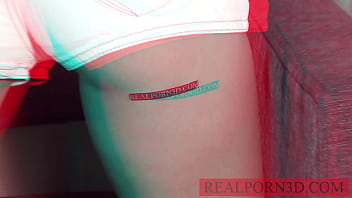Preview 1 of Chabby Girl Made - anaglyph 3d porn sample
