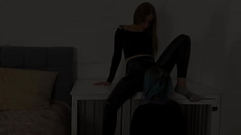 Preview 2 of Www 3x Vido - She Can Leave The Cage Only To Worship Mistress Jucy&#039_s Pussy And Ass