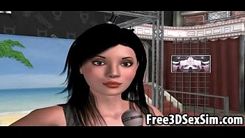 Preview 3 of Sex Girl 14 Years Old - Three foxy 3D cartoon honeys doing the nasty
