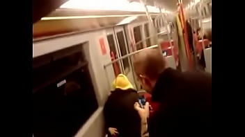 Preview 4 of Baby Sitter Fucks Teen Girl - sexo en subte de buenos aires