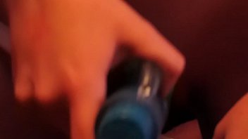 Preview 2 of Who Mustarbate First - shy1 hot just turned 18 masturbates with a blue rabbit