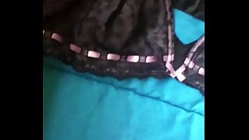Preview 2 of Japanese School Girl With Black - Bra mastrubation