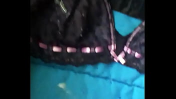 Preview 3 of Japanese School Girl With Black - Bra mastrubation