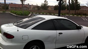 Preview 1 of Sexy Ass And Dick - My Cute girlfriend backseat blowjob