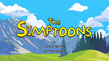 Preview 1 of Sunny Leone Saxe Full Moves - While playing video games,  friends fuck the MILF!!! The Simptoons,  Simpsons porn