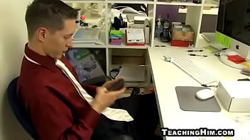 Preview 1 of Children Anti Sex Full Hd Bf - Big dick stud getting his cock sucked at the office