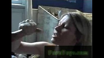 Preview 3 of A Hot Conversation - Pretty blonde gives a handjob.