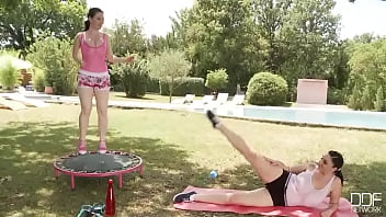 Preview 1 of Black Waite Wife - Tittie Training Camp!