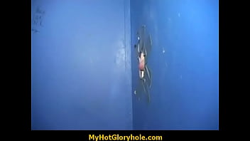 Preview 1 of European Whore Webcama - Adorable black chick make a guy happy through a gloryhole 8