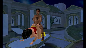 Preview 2 of One Mistake - Mujer Maravilla y la agente Juliet