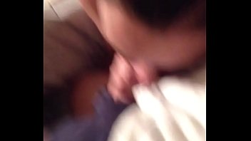 Preview 2 of Sex Fii - Wife giving BJ first time on cam