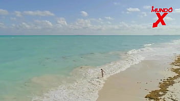 Preview 1 of Shoejob Emma - Ramon monster cock fucks busty blonde on the beach - facial - public