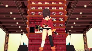 Preview 1 of Ecg Celina - Megumin Cosplayer Gets Explored in a Deeply Sensual Show