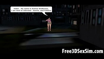 Preview 1 of Ghetto Japan - Foxy 3D cartoon hotties doing some dirty talking