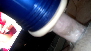 Preview 3 of Big Officee - fleshlight creampie