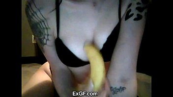 Preview 2 of Rincess Cake - EXGF Bannana Pussy Teen Masturbation