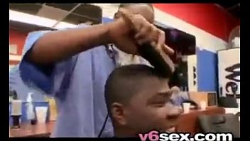 Preview 4 of Sleeping Sisters Fuking Bro - barber shop blowjob