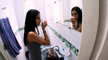 Preview 1 of Muslim Double Sex - Behind the scenes of porn with brunette