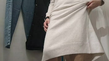 Preview 1 of Granny Joins Son - in the dressing room I can wear whatever I want