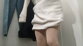 Preview 4 of Granny Joins Son - in the dressing room I can wear whatever I want