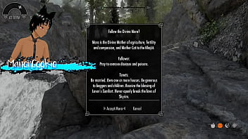 Preview 2 of Bbw Mature Japanse - Skyrim Modded B&amp_L Started a new game and a whole new mod collection of fucking and licking