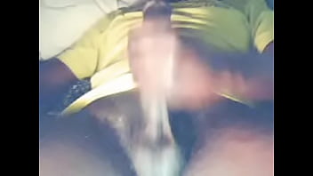 Preview 2 of Swing Coat - Black cock stroking